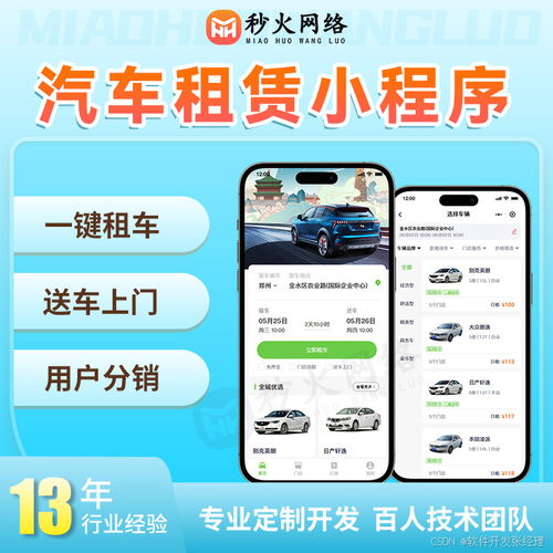 汽車租賃小程序定制開發核心功能模塊